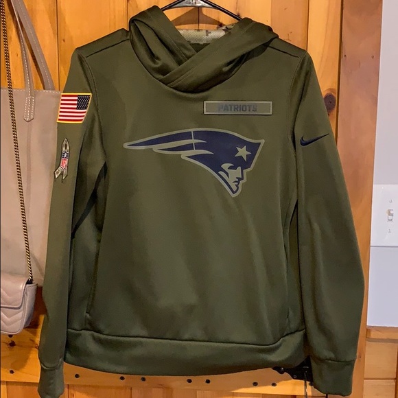 olive green patriots hoodie
